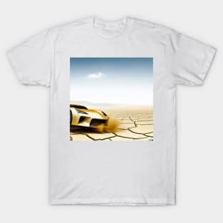 Fast car in the desert T-Shirt